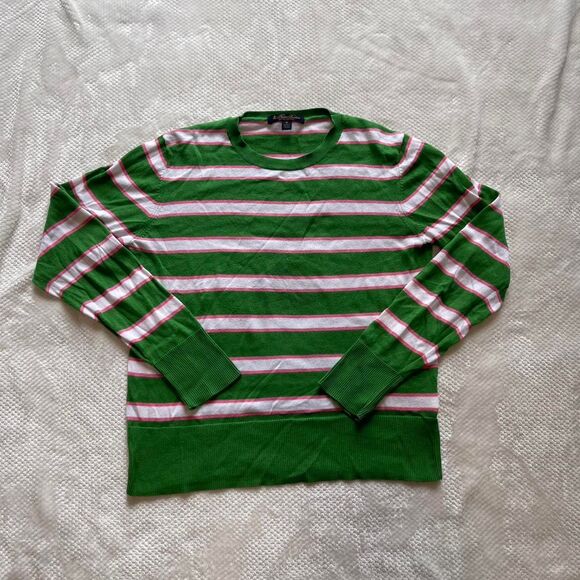 BROOKS BROTHERS STRIPED SWEATER – SUPIMA COTTON - Picture 2 of 4